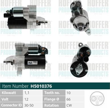 Hoffer H5010376 - Starter www.molydon.hr