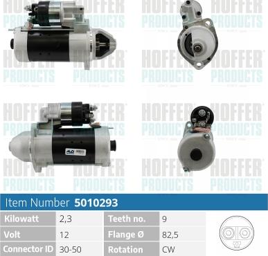 Hoffer H5010293 - Starter www.molydon.hr