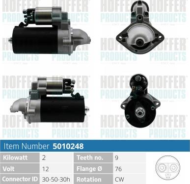 Hoffer H5010248 - Starter www.molydon.hr