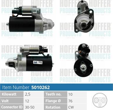 Hoffer H5010262 - Starter www.molydon.hr