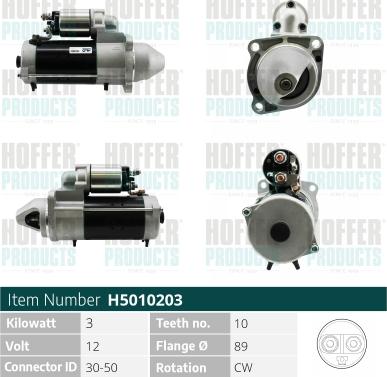 Hoffer H5010203G - Starter www.molydon.hr