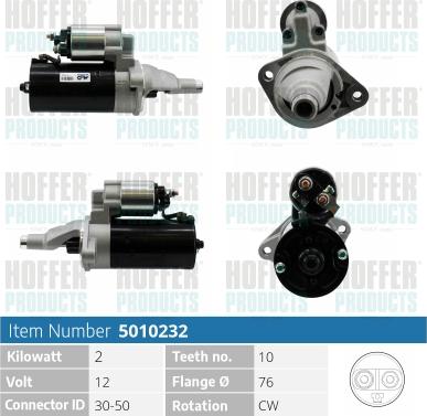 Hoffer H5010232 - Starter www.molydon.hr