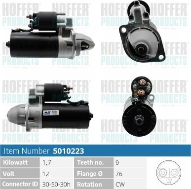 Hoffer H5010223 - Starter www.molydon.hr