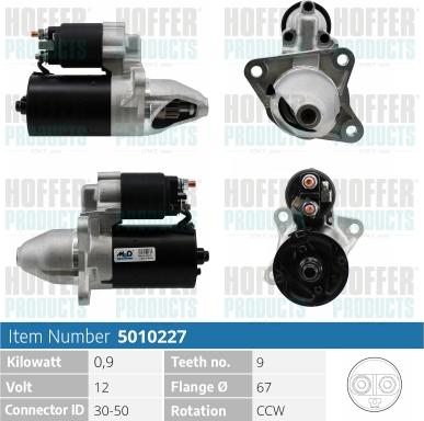 Hoffer H5010227 - Starter www.molydon.hr