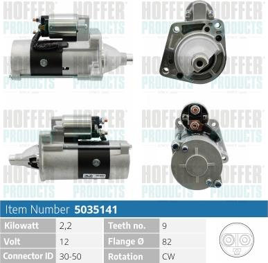 Hoffer H5035141 - Starter www.molydon.hr