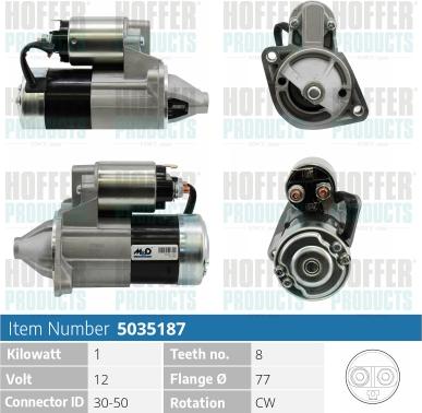 Hoffer H5035187 - Starter www.molydon.hr