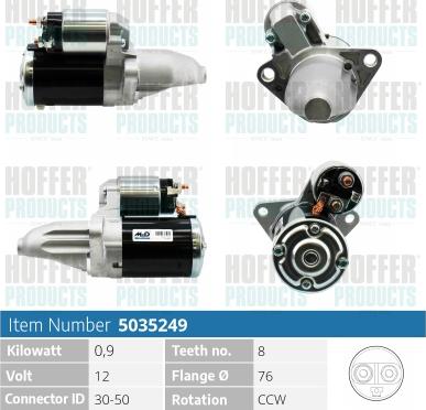 Hoffer H5035249 - Starter www.molydon.hr