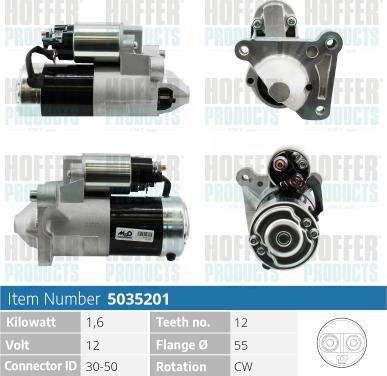 Hoffer H5035201 - Starter www.molydon.hr