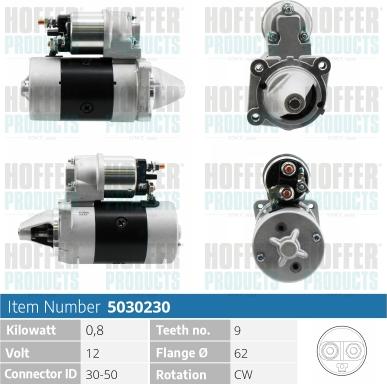 Hoffer H5030230 - Starter www.molydon.hr