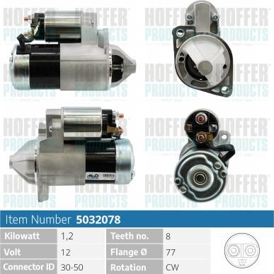 Hoffer H5032078 - Starter www.molydon.hr