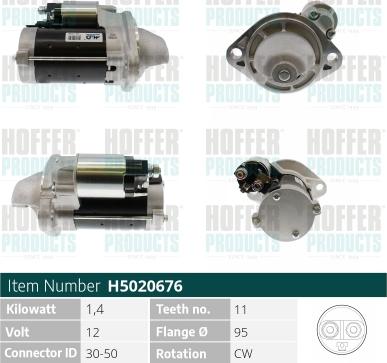 Hoffer H5020676 - Starter www.molydon.hr