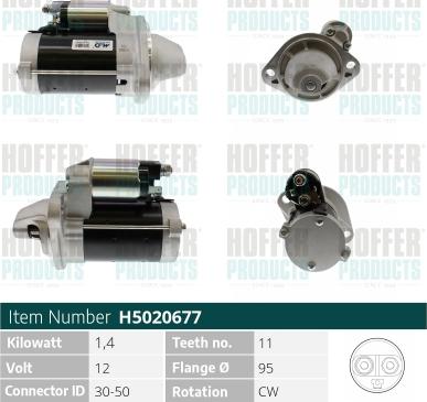 Hoffer H5020677 - Starter www.molydon.hr