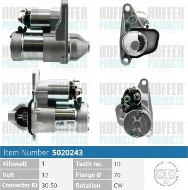 Hoffer H5020243 - Starter www.molydon.hr