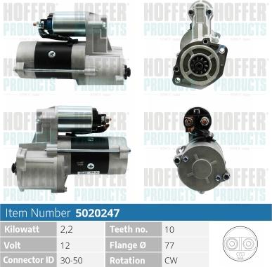 Hoffer H5020247 - Starter www.molydon.hr