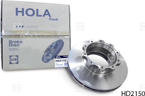 Hola HD2150 - Kočioni disk www.molydon.hr