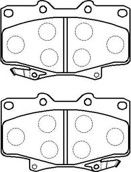 BOSCH 986505904 - Komplet Pločica, disk-kočnica www.molydon.hr