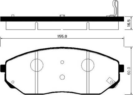 Hyundai S581013EE00 - Komplet Pločica, disk-kočnica www.molydon.hr