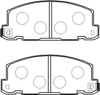 BOSCH 0 986 424 105 - Komplet Pločica, disk-kočnica www.molydon.hr