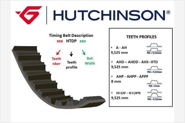 Hutchinson 141 HTDP/T 25 - Zupčasti remen  www.molydon.hr
