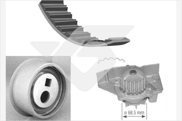 Hutchinson KH 45WP12 - Vodena pumpa sa kompletom zupčastog remena www.molydon.hr
