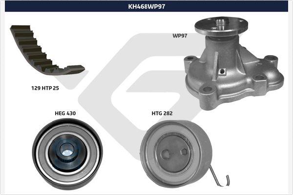 Hutchinson KH 468WP97 - Vodena pumpa sa kompletom zupčastog remena www.molydon.hr