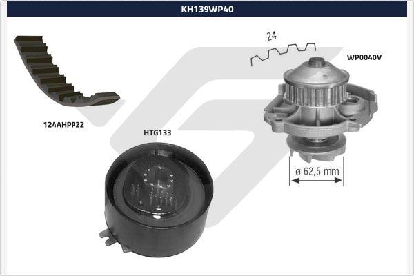 Hutchinson KH 139WP40 - Vodena pumpa sa kompletom zupčastog remena www.molydon.hr