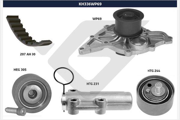 Hutchinson KH 336WP69 - Vodena pumpa sa kompletom zupčastog remena www.molydon.hr