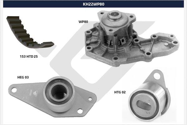 Hutchinson KH 22WP80 - Vodena pumpa sa kompletom zupčastog remena www.molydon.hr