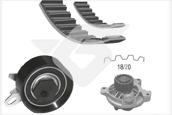 Hutchinson KH 73WP61 - Vodena pumpa sa kompletom zupčastog remena www.molydon.hr