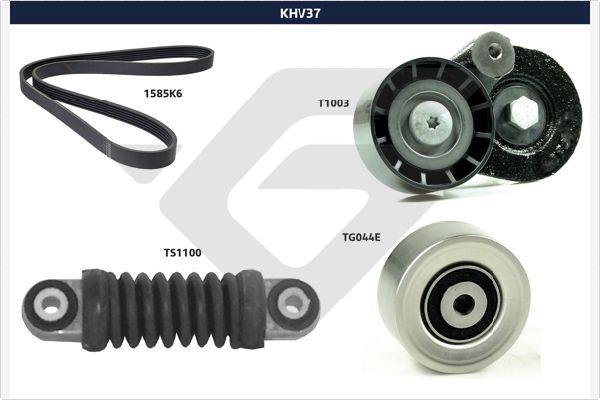 Hutchinson KHV 37 - Garnitura klinastog rebrastog remena www.molydon.hr