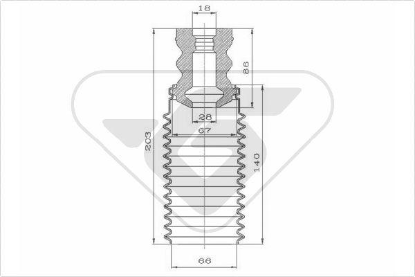 Hutchinson KP059 - Komplet za zaštitu od prasine, amortizer www.molydon.hr