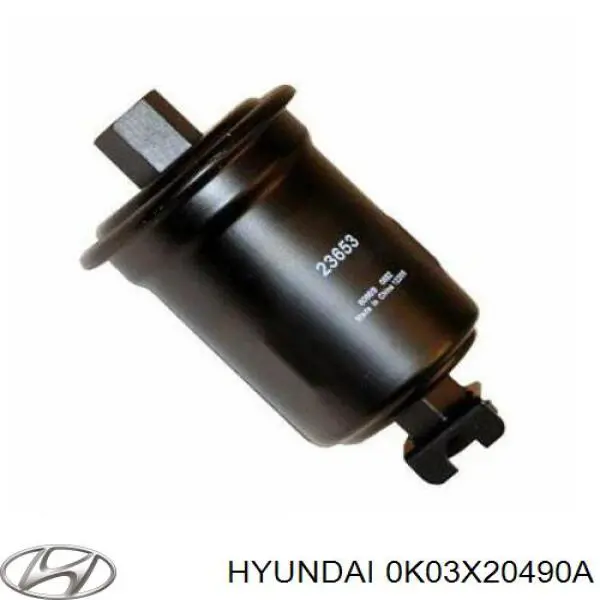 Hyundai 0K03X-20-490A - Filter za gorivo www.molydon.hr