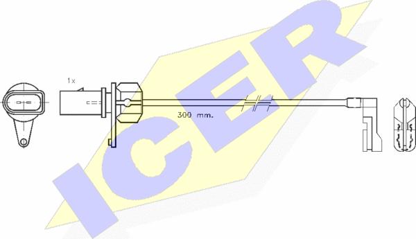 Icer 610459 E C - Signalni kontakt, trosenje kočione plocice www.molydon.hr