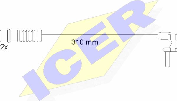 Icer 610453 E C - Signalni kontakt, trosenje kočione plocice www.molydon.hr