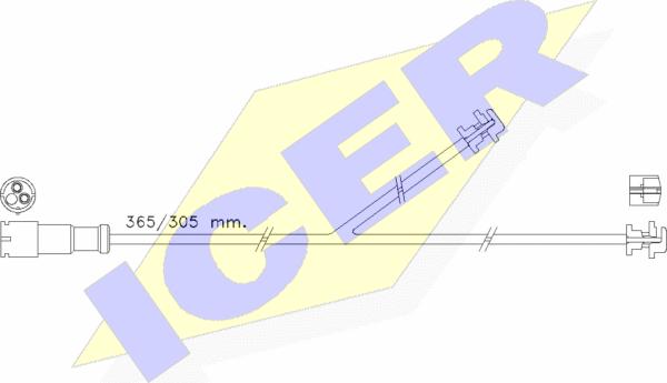 Icer 610429 E C - Signalni kontakt, trosenje kočione plocice www.molydon.hr