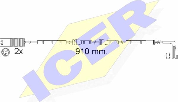 Icer 610540 E C - Signalni kontakt, trosenje kočione plocice www.molydon.hr