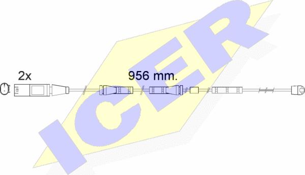 Icer 610556 E C - Signalni kontakt, trosenje kočione plocice www.molydon.hr