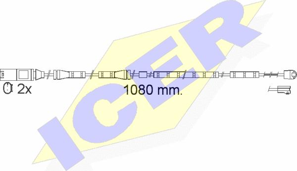 Icer 610558 E C - Signalni kontakt, trosenje kočione plocice www.molydon.hr