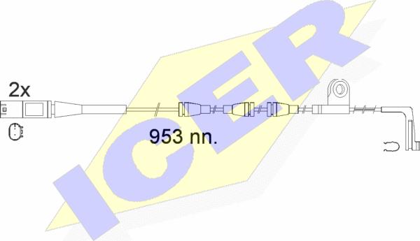 Icer 610552 E C - Signalni kontakt, trosenje kočione plocice www.molydon.hr