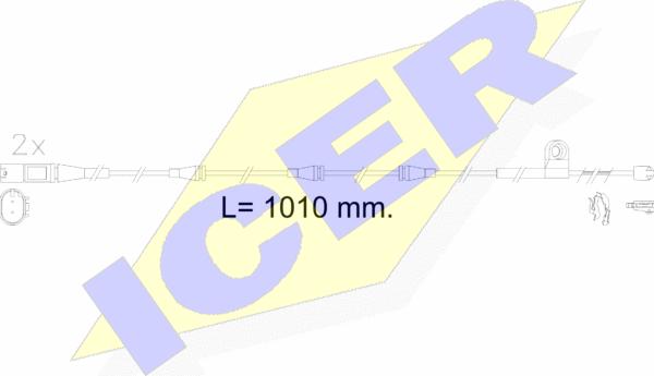 Icer 610622 E C - Signalni kontakt, trosenje kočione plocice www.molydon.hr