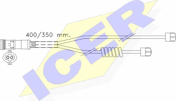 Icer 610338 E C - Signalni kontakt, trosenje kočione plocice www.molydon.hr