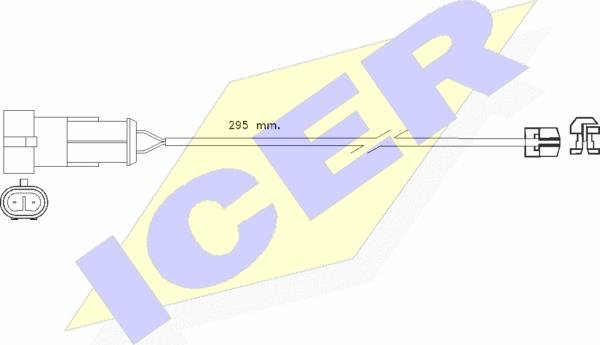 Icer 610256 E C - Signalni kontakt, trosenje kočione plocice www.molydon.hr