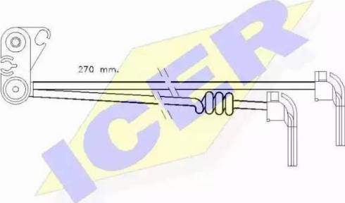 Icer 610280 C - Signalni kontakt, trosenje kočione plocice www.molydon.hr