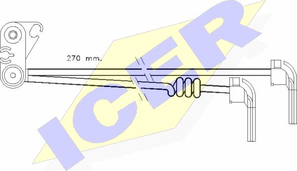 Icer 610280 E C - Signalni kontakt, trosenje kočione plocice www.molydon.hr