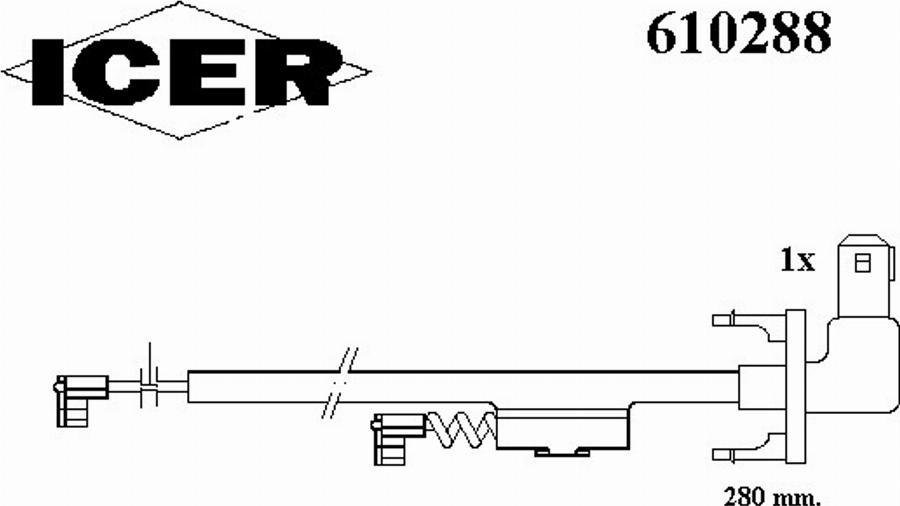 Icer 610288 - Signalni kontakt, trosenje kočione plocice www.molydon.hr