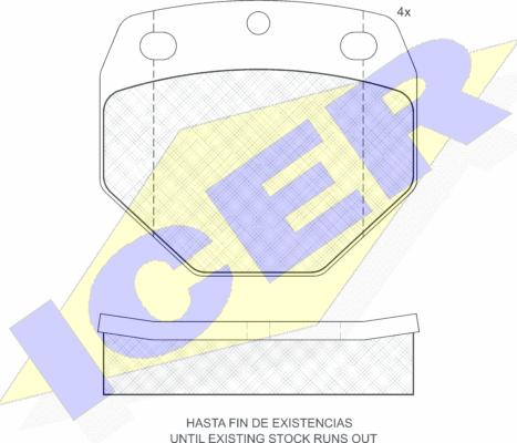 Icer 150939 - Komplet Pločica, disk-kočnica www.molydon.hr