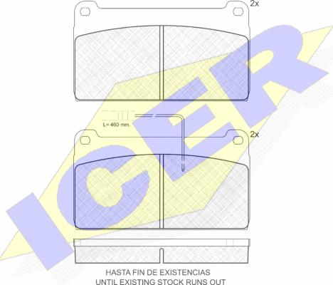 Icer 150665 - Komplet Pločica, disk-kočnica www.molydon.hr