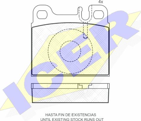 Icer 180977 - Komplet Pločica, disk-kočnica www.molydon.hr