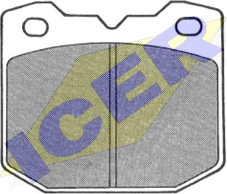 Icer 180653 - Komplet Pločica, disk-kočnica www.molydon.hr