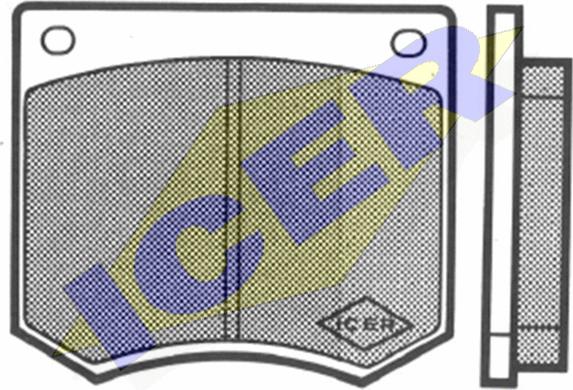 Icer 180093 - Komplet Pločica, disk-kočnica www.molydon.hr